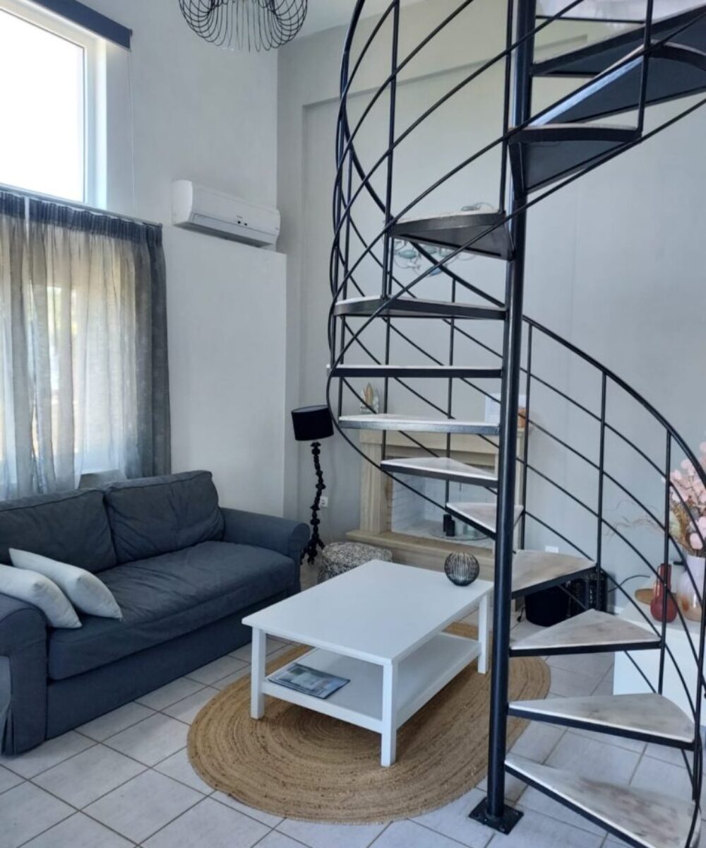 huiskamer vakantiehuis kreta